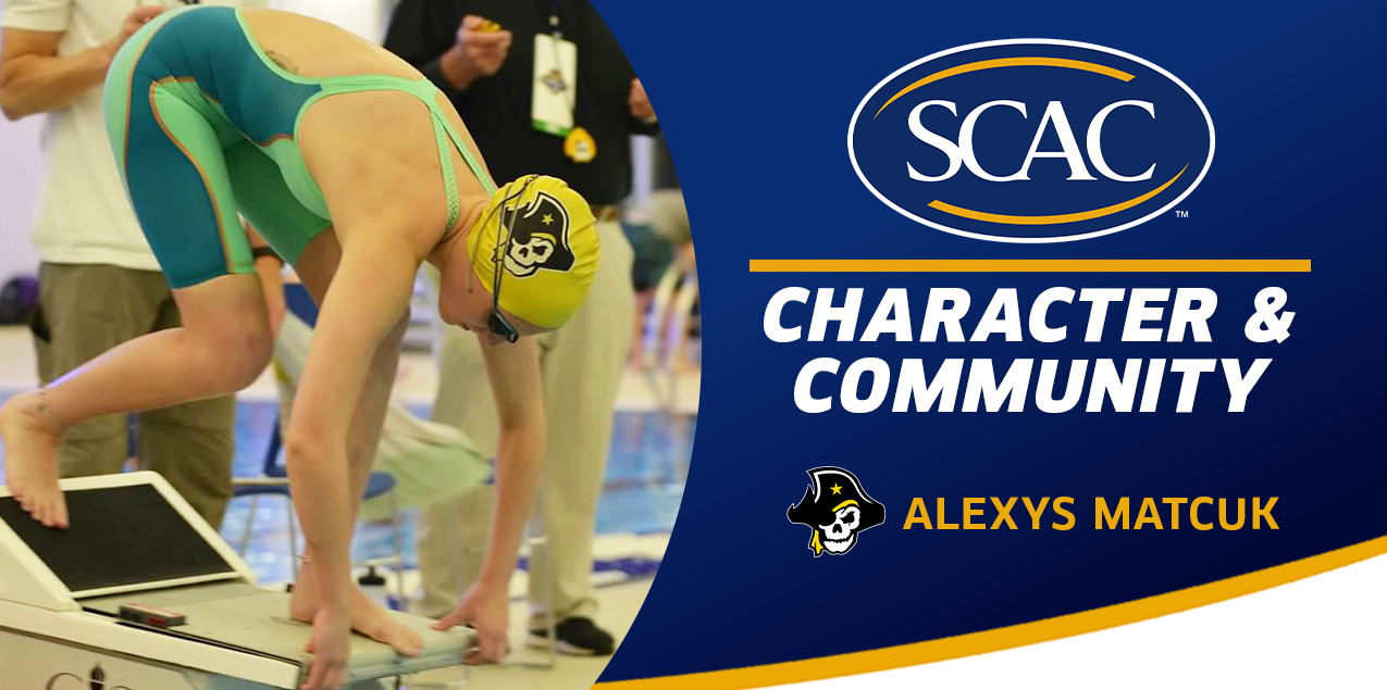 Alexys Matcuk, Southwestern University, Women's Swimming - Character & Community