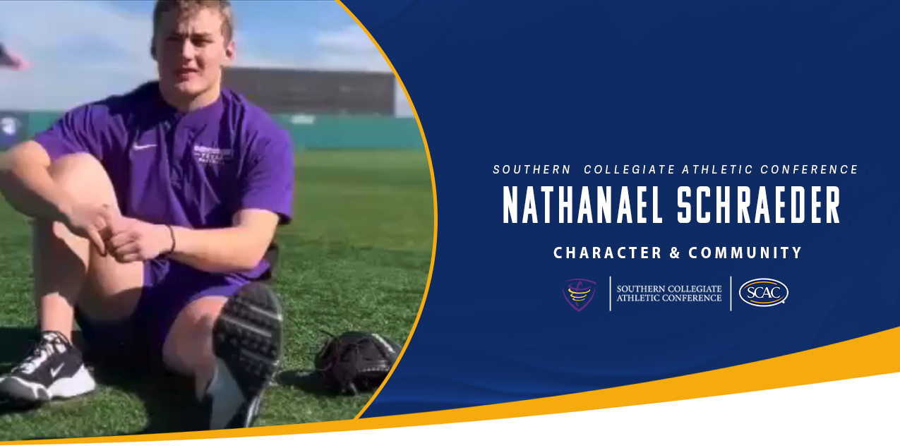 Nathanael Schraeder, Concordia University (Texas), Baseball - Character & Community