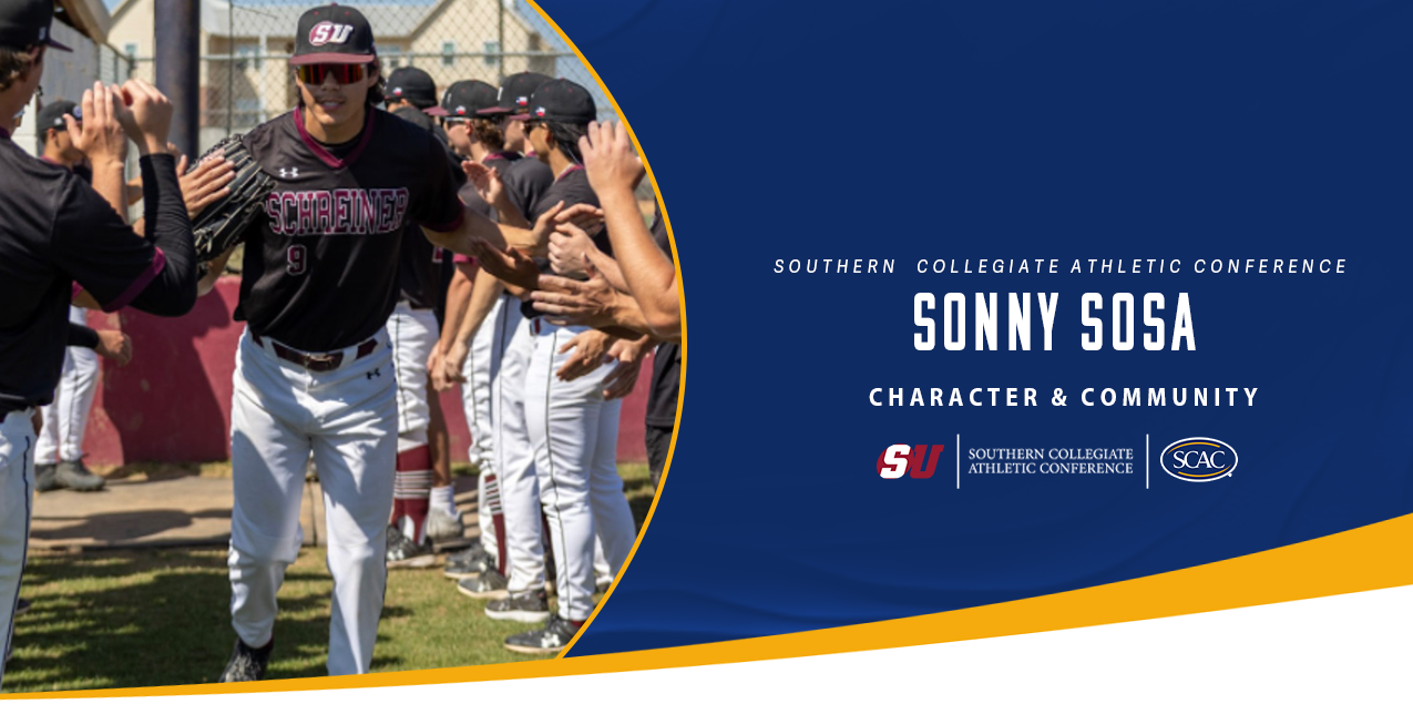 Sonny Sosa, Schreiner University, Baseball - Character & Community