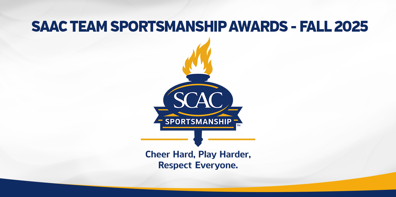 SCAC Reveals 2025 Fall SAAC Team Sportsmanship Honorees