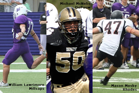 SCAC Has Three Named to D3football Team Of The Week