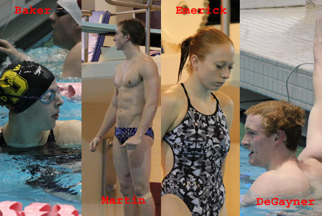Baker & DeGayner named SCAC Swimmers of the Year; Emerick and Martin named SCAC Divers of the Year