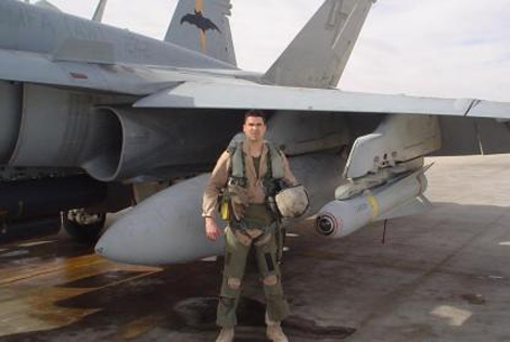 Former Trinity Tennis Star in Flyover at AFC Divisional Game
