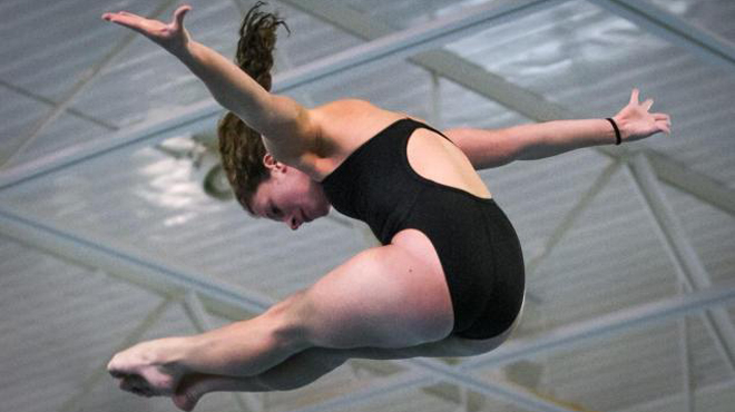 Trinity's Hahn & Heline Qualify for NCAA 3-Meter Diving Championship