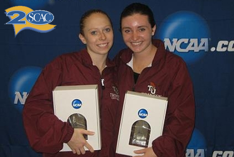 Trinity's Emerick and Martin earn SCAC Women's Swimming & Diving Top Moment