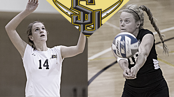 Southwestern's Foster, Lentz Earn SCAC Volleyball Player of the Week