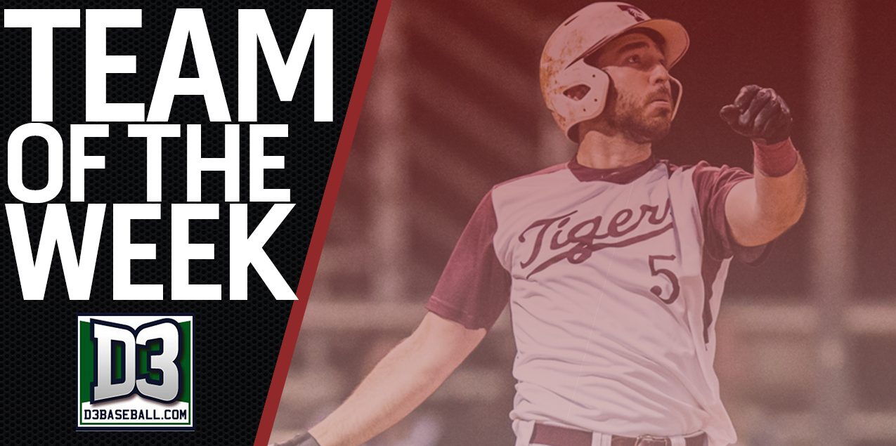 Trinity's Wolf Named to D3baseball.com Team of the Week