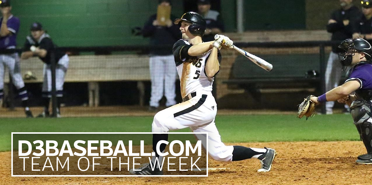 Texas Lutheran's Schaefer Named to D3Baseball.com Team of the Week