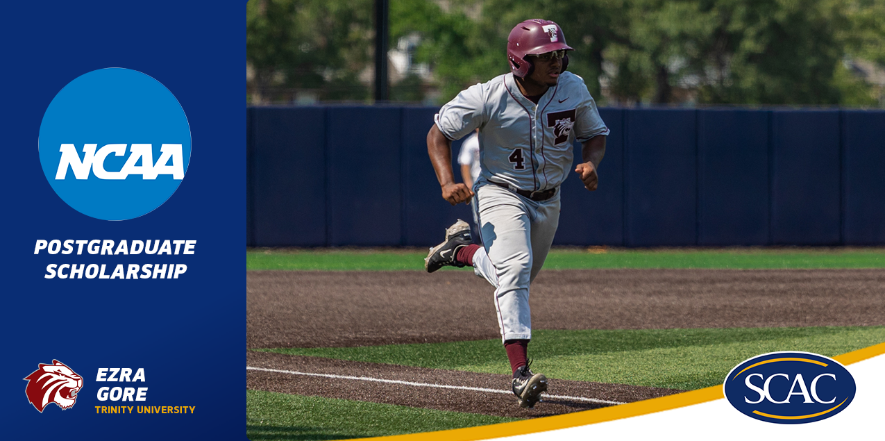 Trinity's Ezra Gore Awarded NCAA Postgraduate Scholarship