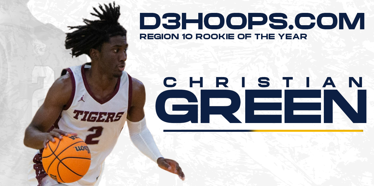 Trinity's Green Selected D3Hoops.com Region 10 Rookie of the Year