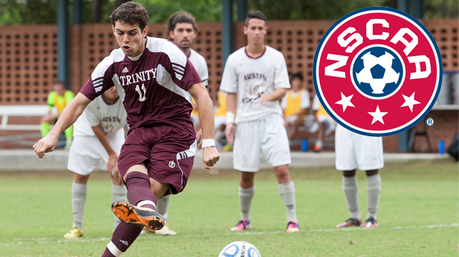 Trinity's Araujo Earns NSCAA National Player of the Week