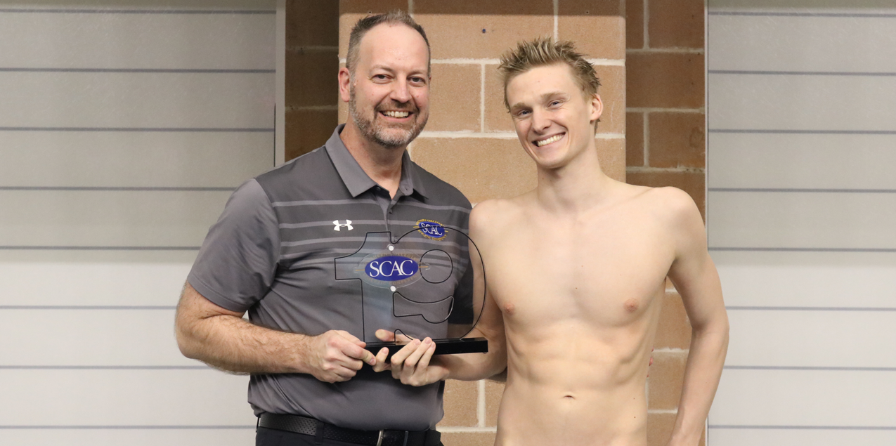 Trinity's Daniel Sarman Named SCAC Men's Swimming & Diving Elite 19 Award Recipient