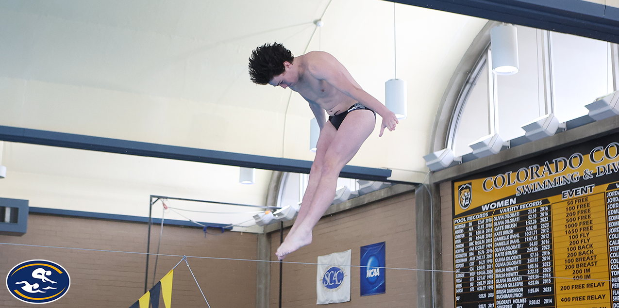 Wyatt Wellehan, Colorado College, Diver of the Week (Week 10)