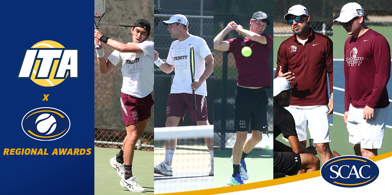 Trinity Men's Tennis Nearly Sweeps ITA Regional Annual Awards