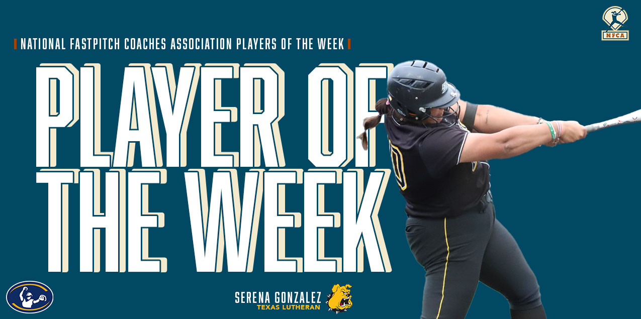 Texas Lutheran's Gonzalez Named NFCA Player of the Week