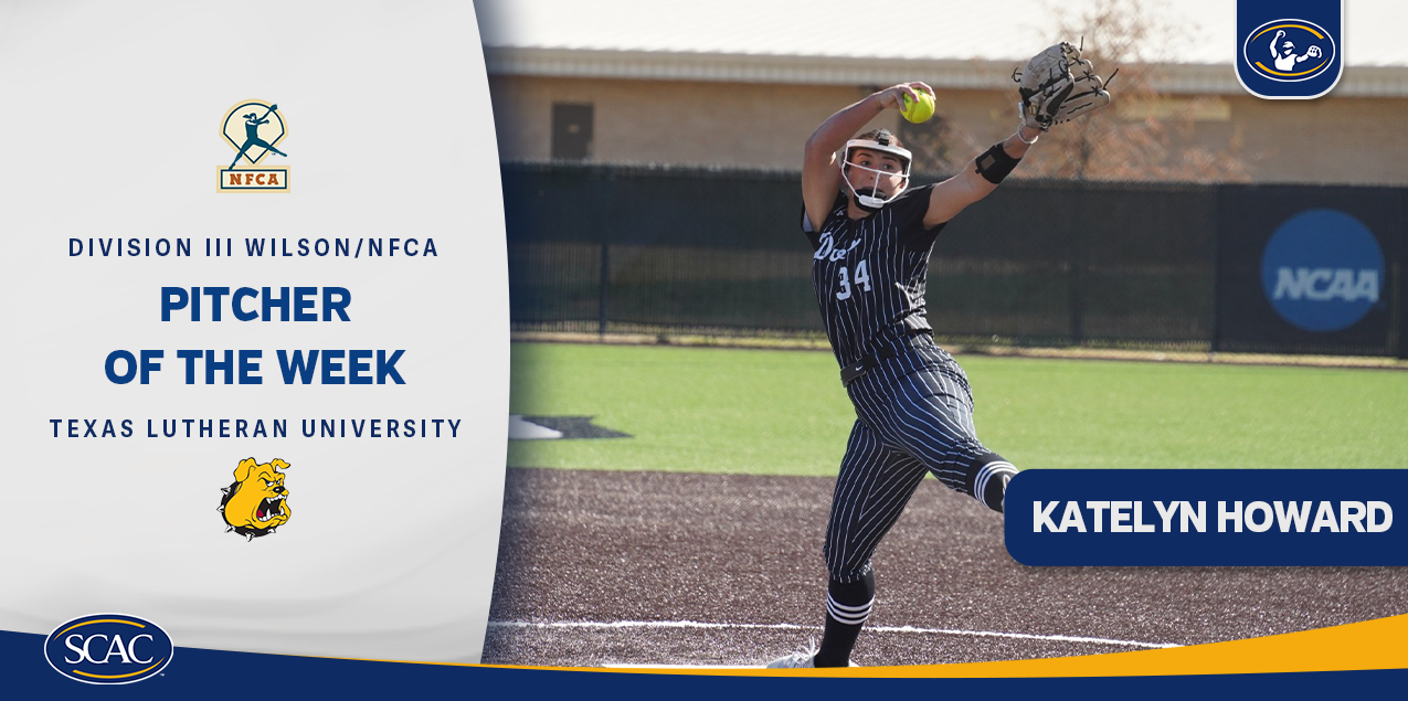 TLU&rsquo;s Howard Named Wilson/NFCA National Pitcher of the Week