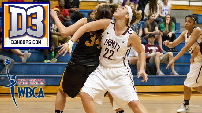 Trinity 24th in WBCA/USA Today Coaches Poll; 25th in D3hoops.com Poll