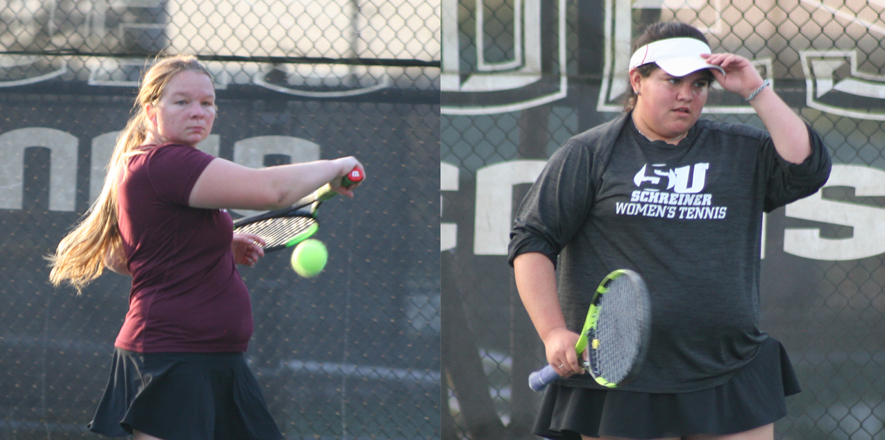 Lindsey Reynolds / Rachel Rompel, Schreiner University, Women's Tennis Doubles Team of the Week (Week 8)