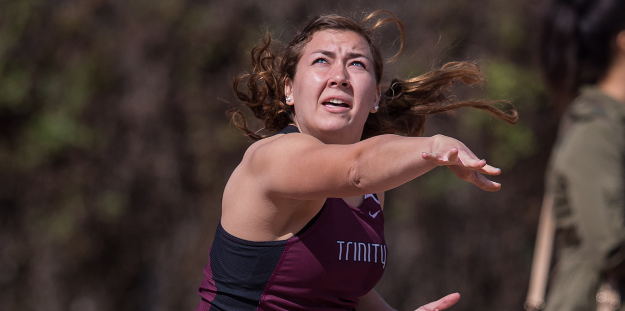 Rebecca Earle, Trinity University, Women's Field Athlete of the Week (Week 5)