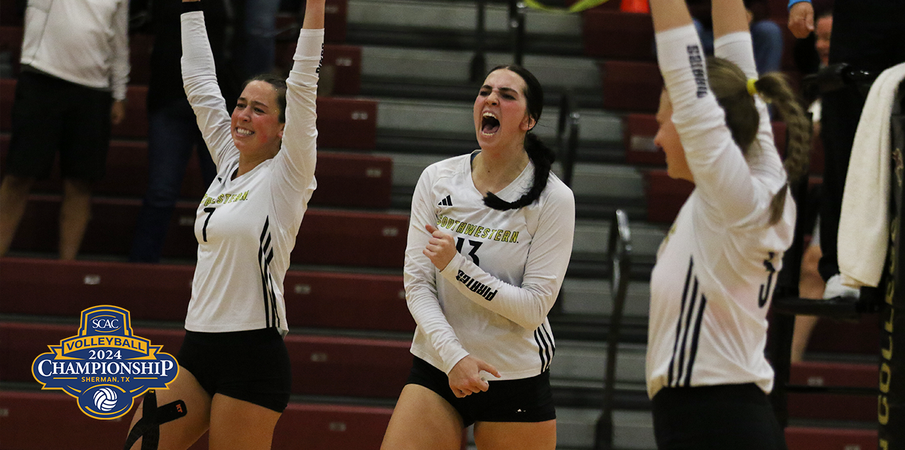 Southwestern Battles Back in Five-Set Thriller over St. Thomas