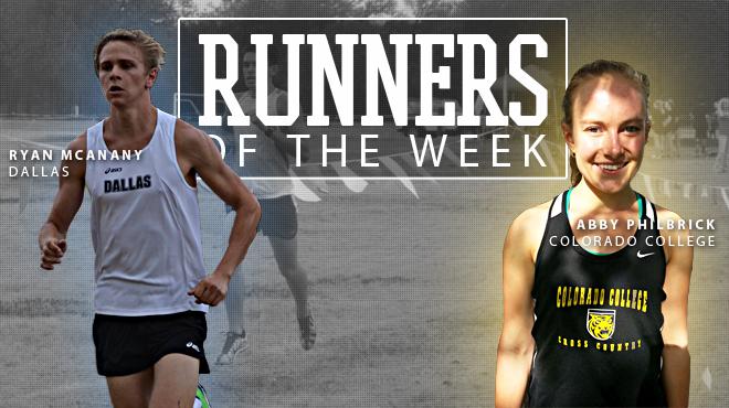 McAnany and Philbrick Named SCAC Runners of the Week